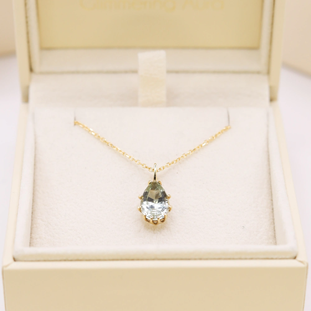 Green Amethyst Pendant - Pure Balance